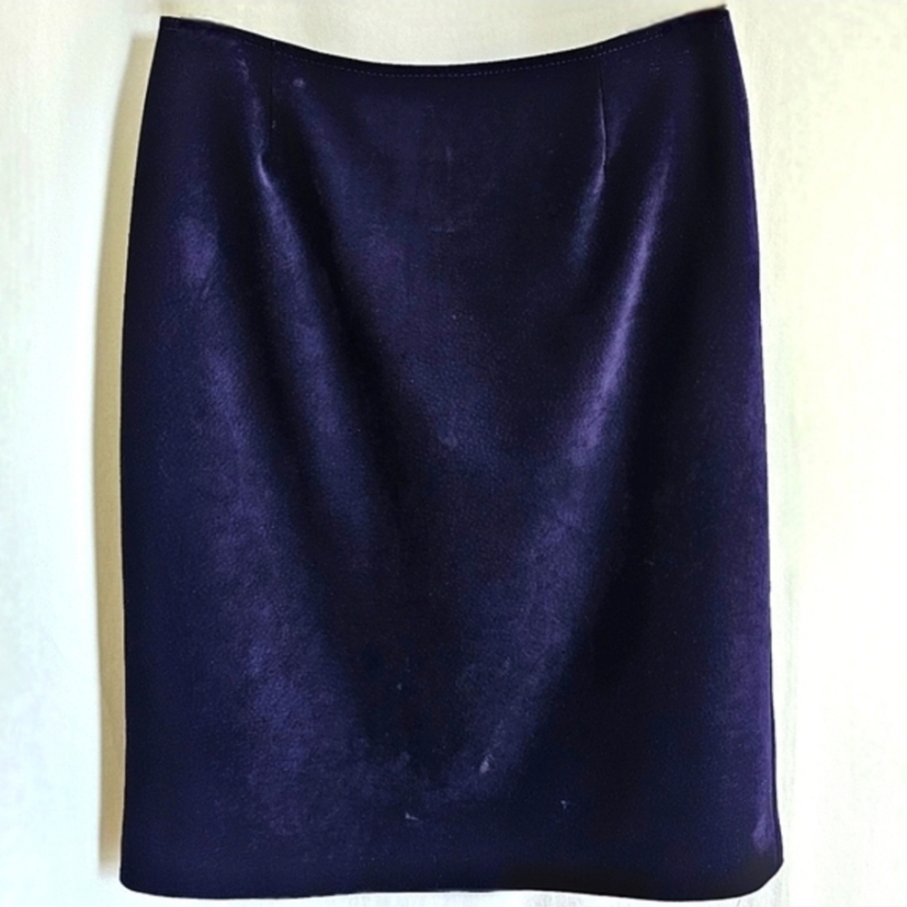 🇨🇦 Danier Leather Suede Purple Pencil Skirt